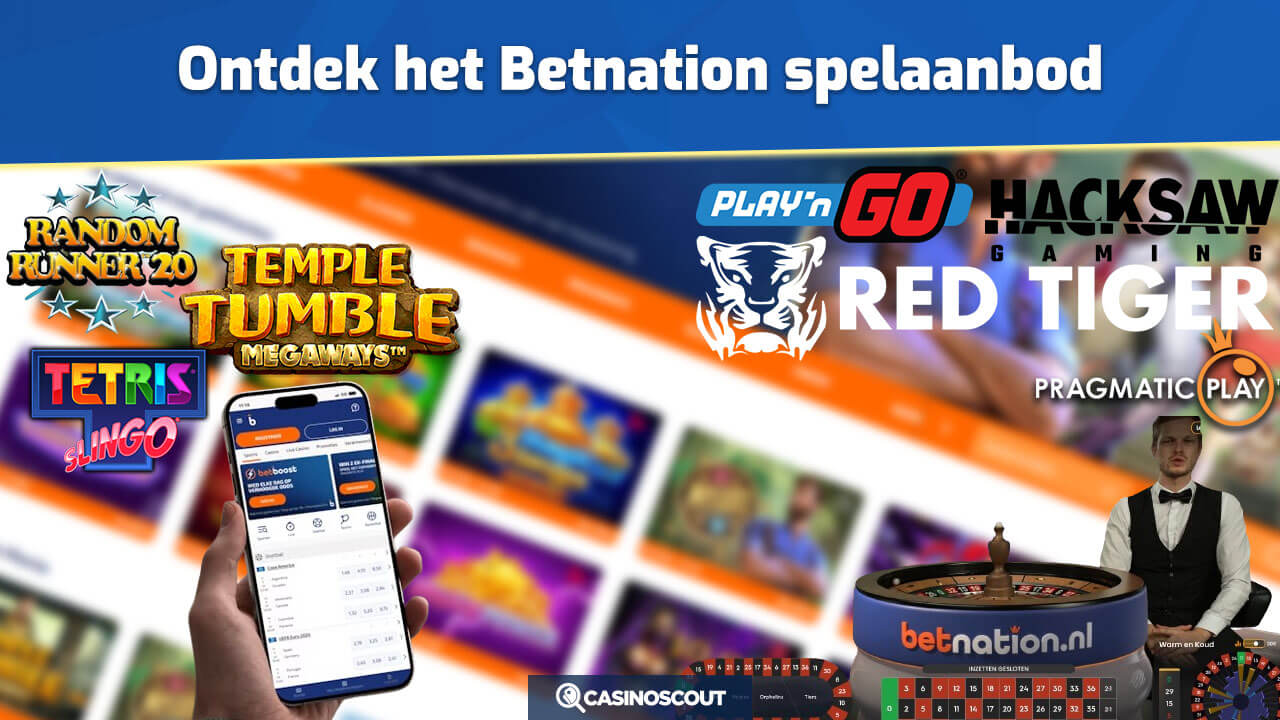 Betnation spelaanbod