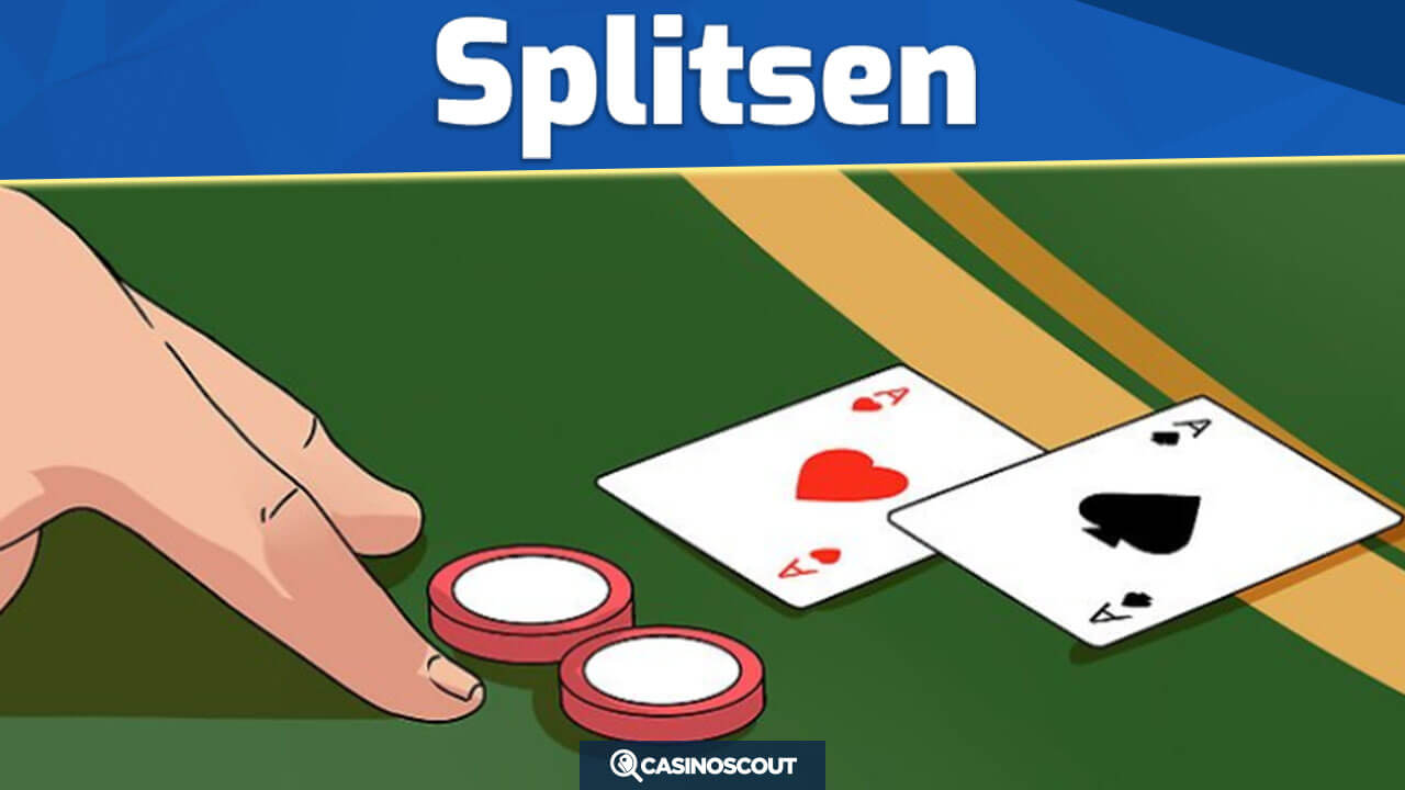 splitsen bij online blackjack