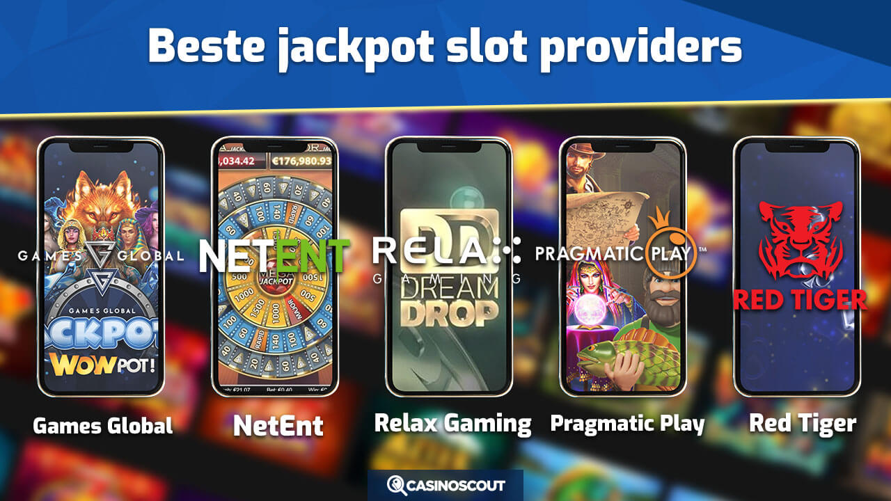 Providers die de beste jackpot slots produceren