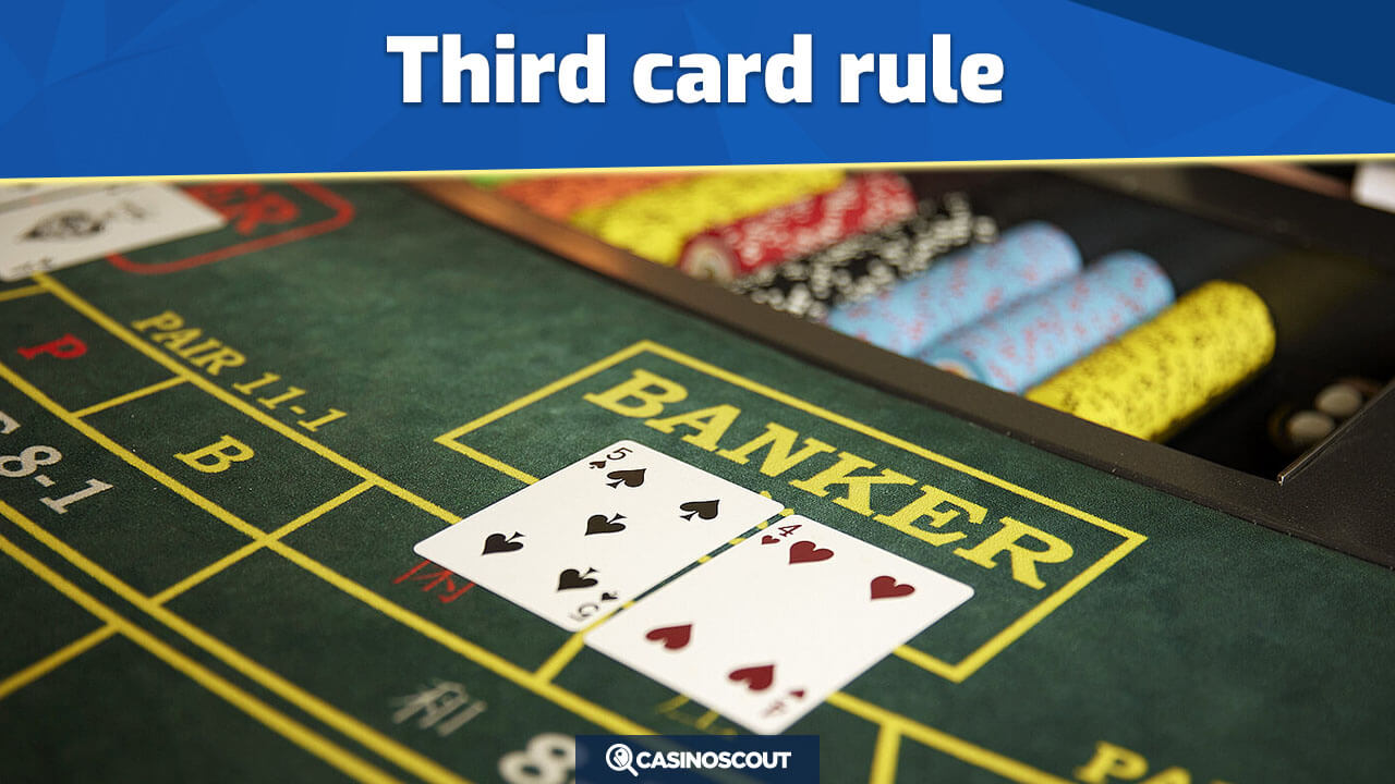 third card rule baccarat