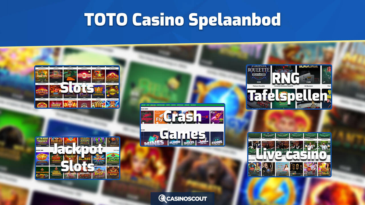 TOTO casino spelaanbod