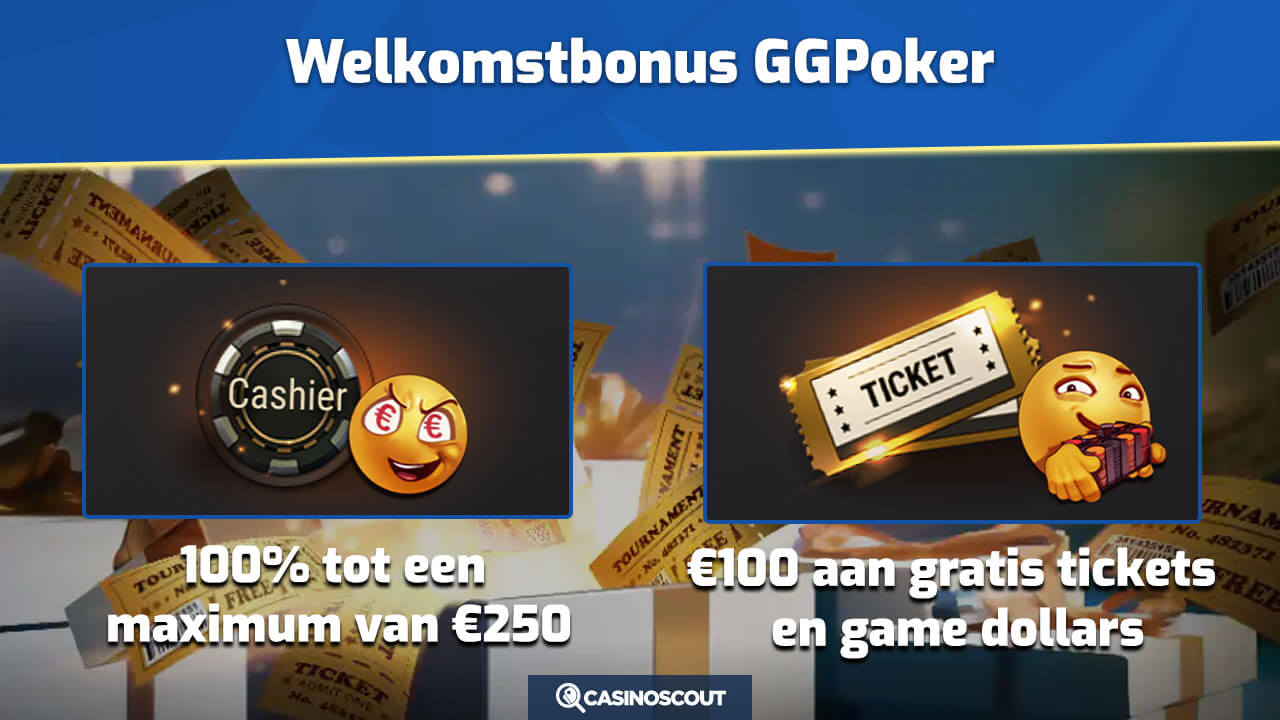 GGPoker welkomstbonus