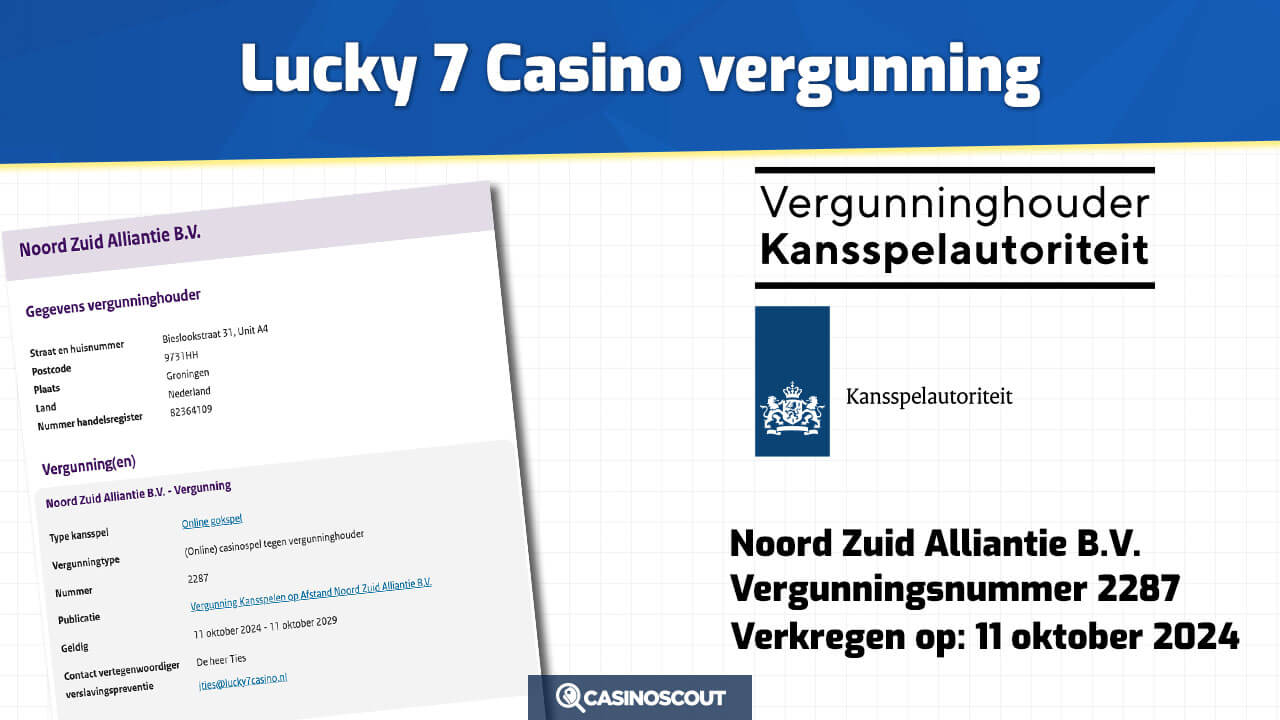 Lucky 7 Casino vergunning