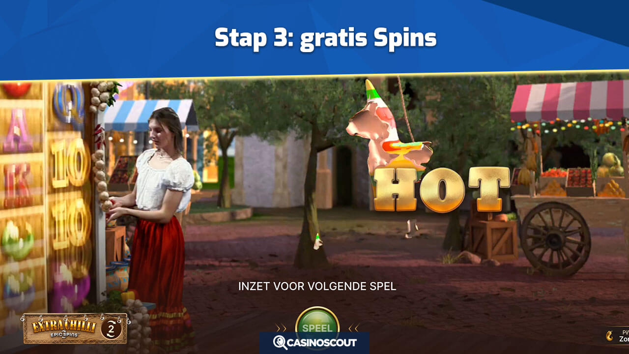 Gratis spins Extra Chilli Epic Spins