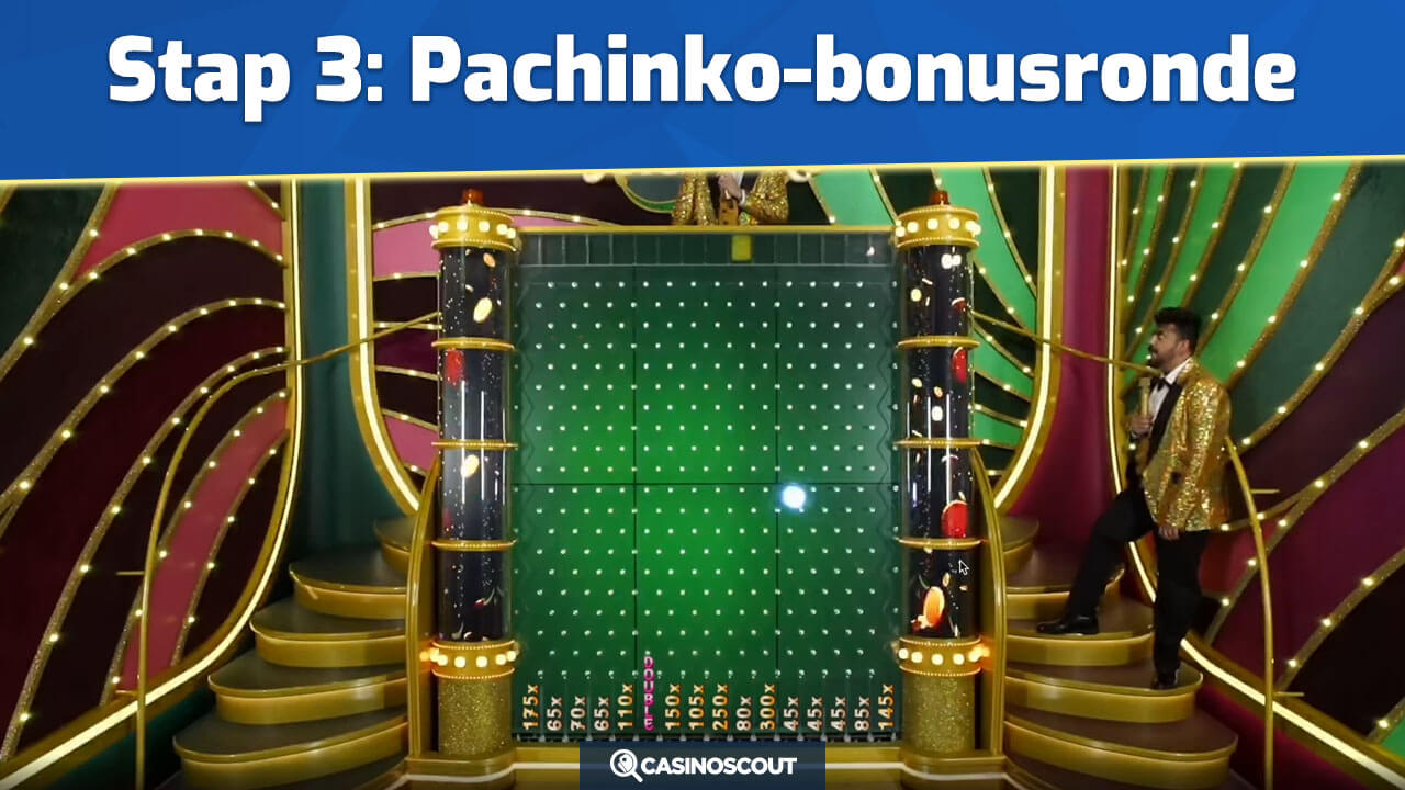 Pachinko-bonusronde bij Crazy Pachinko