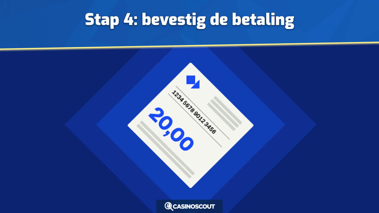 PaysafeCard bevestiging