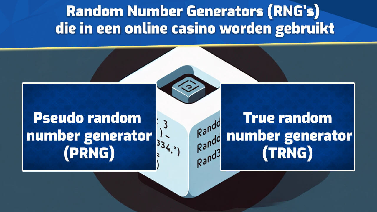 soorten rng's in online casinos