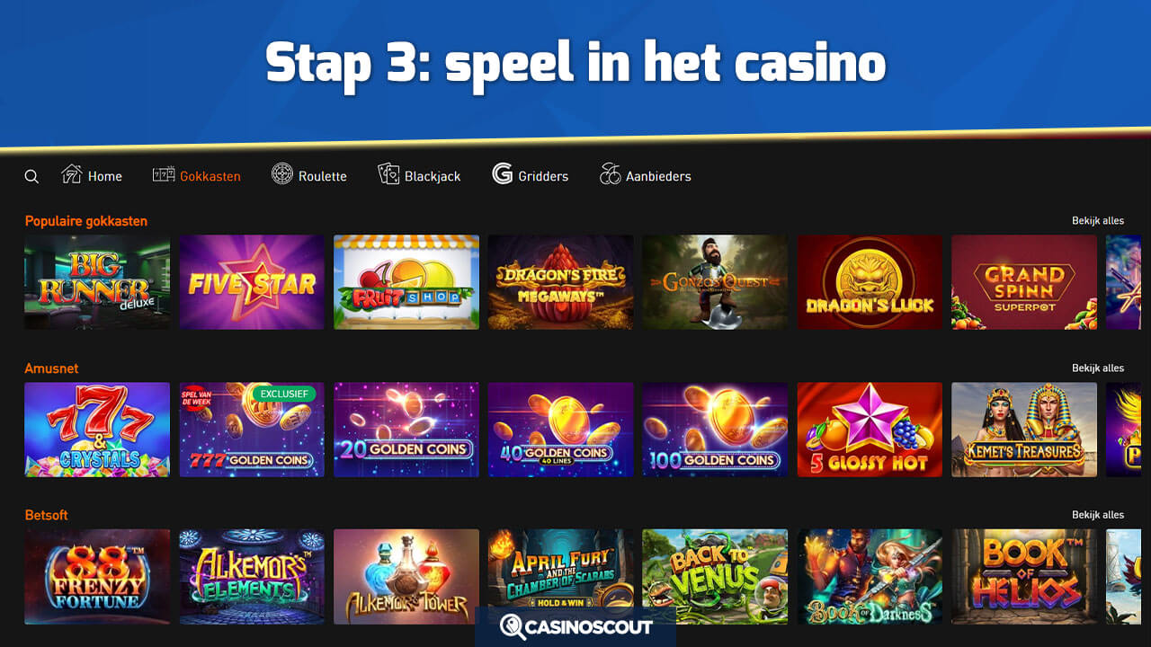 Speel in het creditcard casino