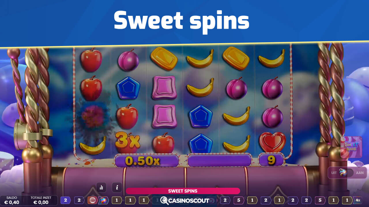 Sweet spins bonus