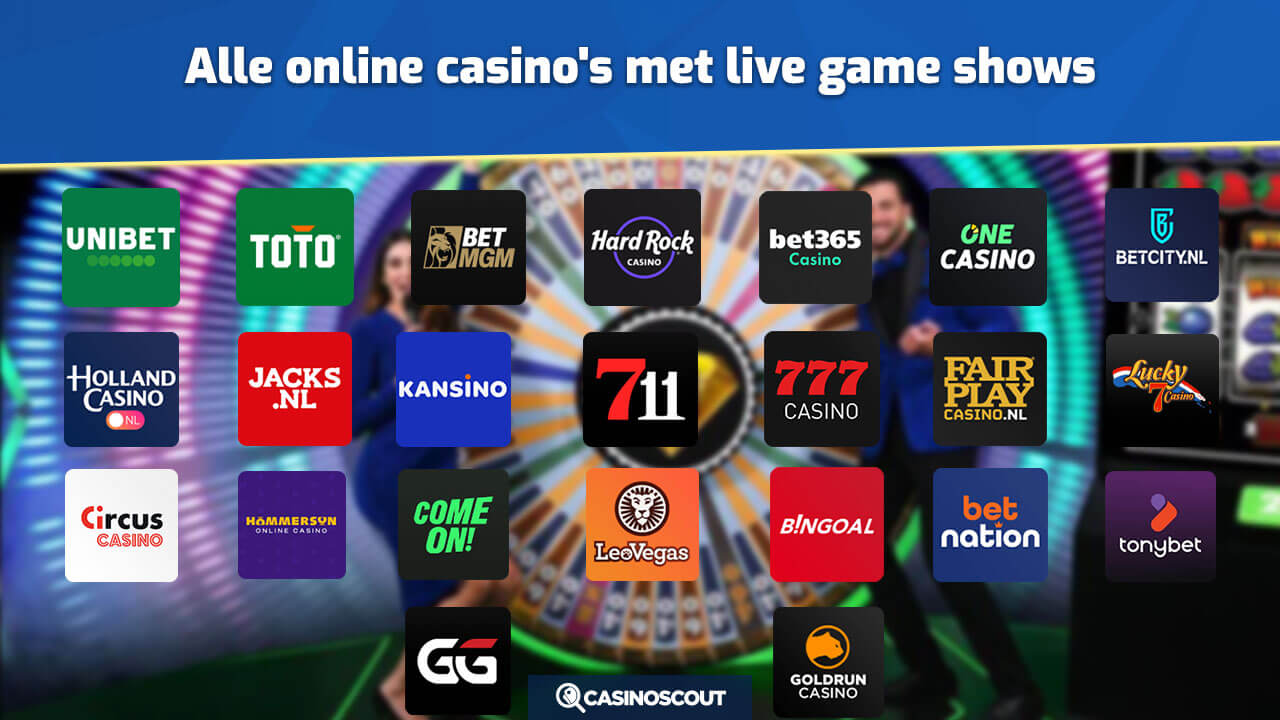 Live gameshow casinos