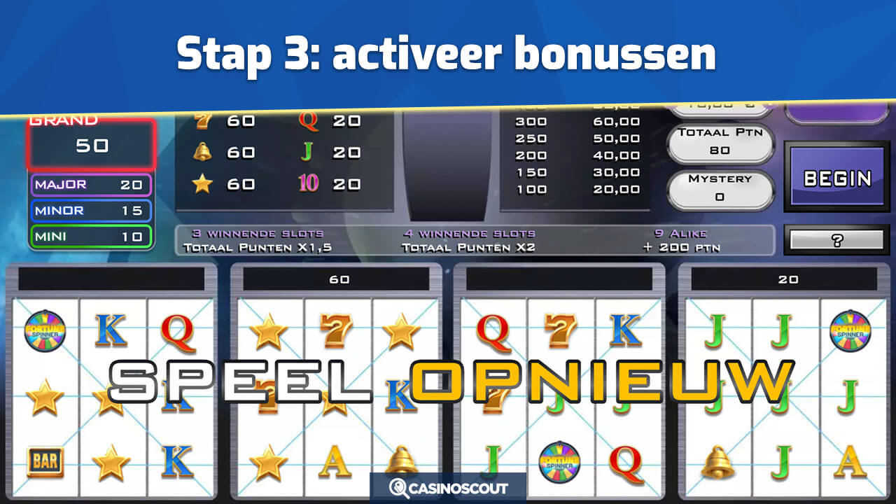 bonussen in gridders