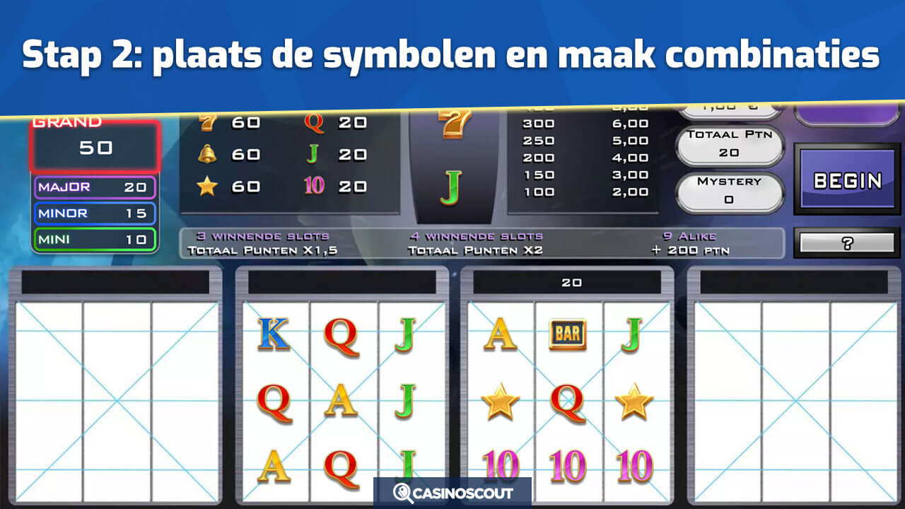 Combinaties maken in Gridders