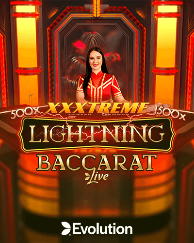 XXXtreme Lightning Baccarat: win tot € 500.000 met Lightning-vermenigvuldigers