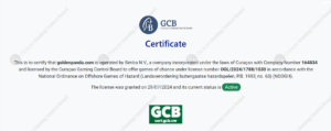 Casino certificaat