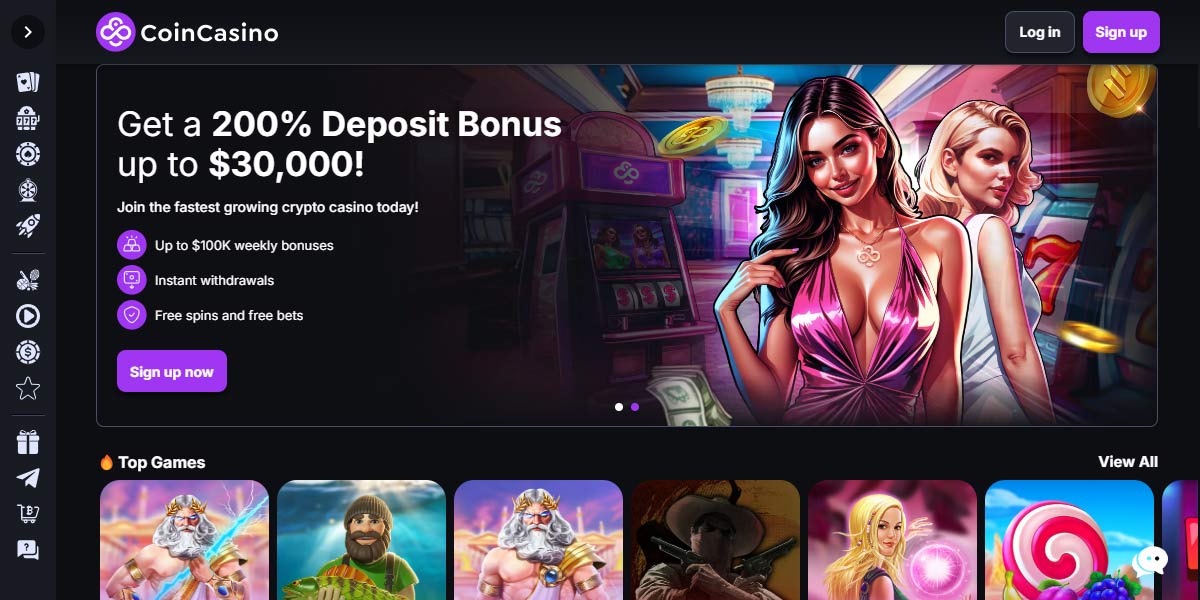 coincasino zonder Cruks gokken