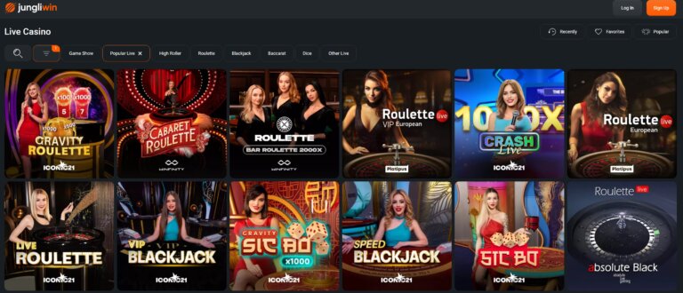 JungliWin Casino Screenshot 2