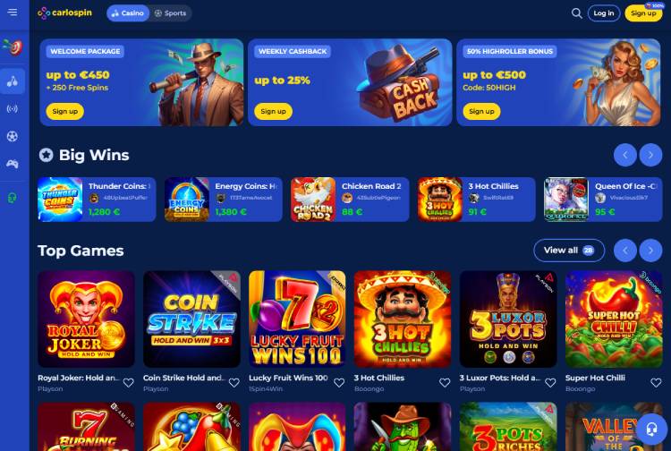 Carlospin MiFINITY casino