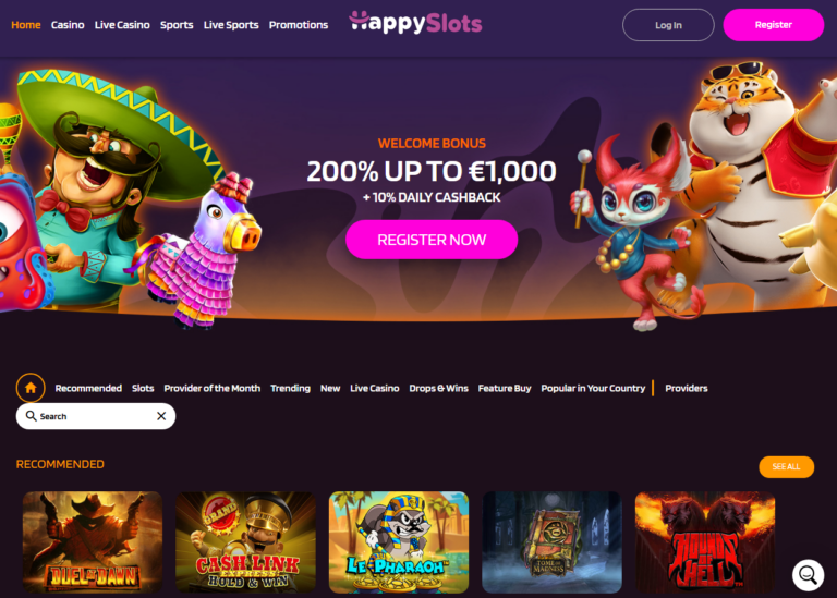 HappySlots Casino Screenshot 1