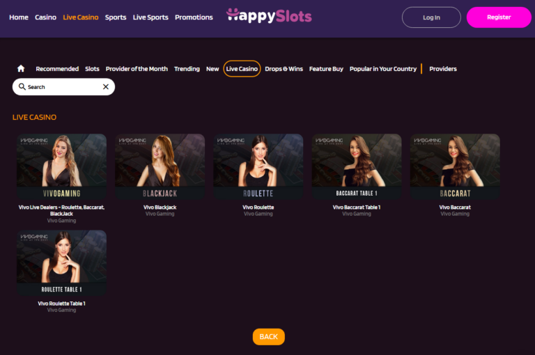 HappySlots Casino Screenshot 2