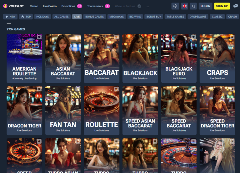 Voltslot Casino Screenshot 2