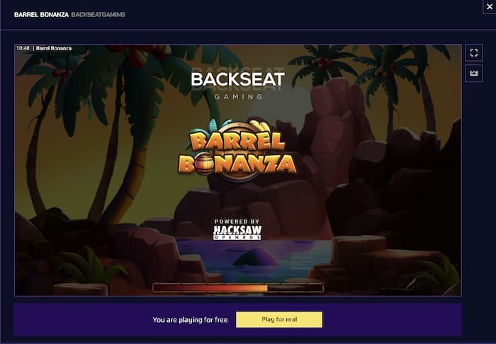Justbit Casino softwareprovider Hacksaw Gaming