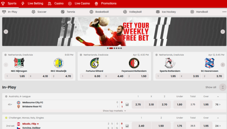 55BET Casino Screenshot 3