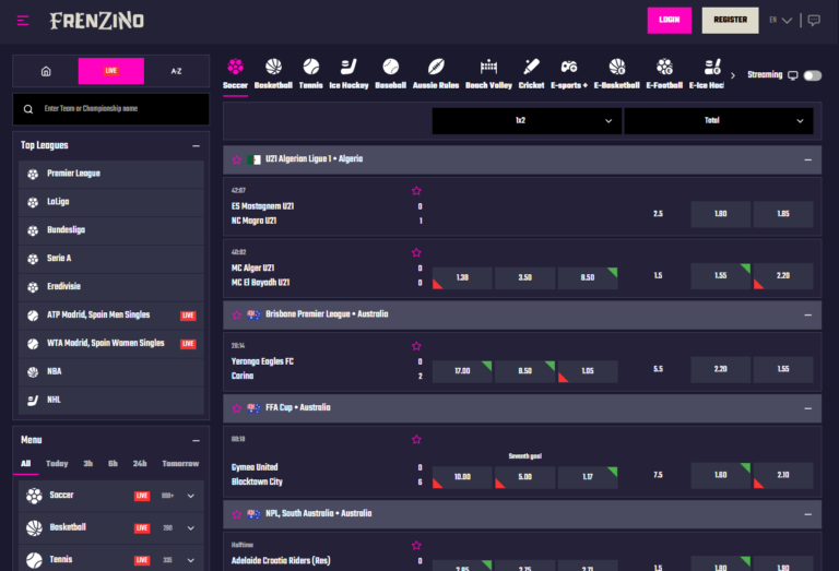 Frenzino Casino Screenshot 3