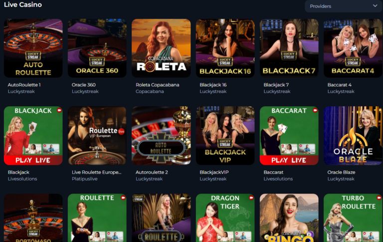Winorio Casino Screenshot 2