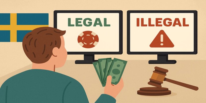 72% Zweedse gokkers ziet verschil niet tussen legale en illegale goksites