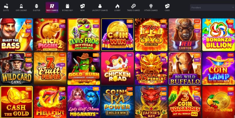 1Red Casino Screenshot 2