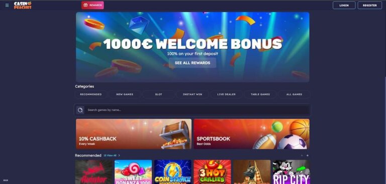 Casino Peaches Screenshot 1
