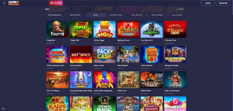 Casino Peaches Screenshot 2