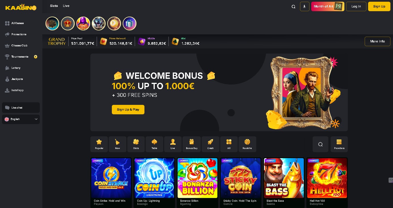 Kaasino casino review | Nederland lobby