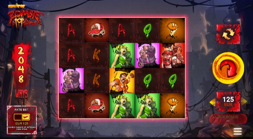 Zombie aPOPalypse RTP 96% Mega.bet Casino