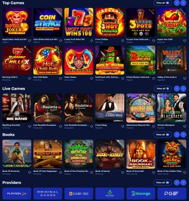 Carlospin Casino Screenshot 2
