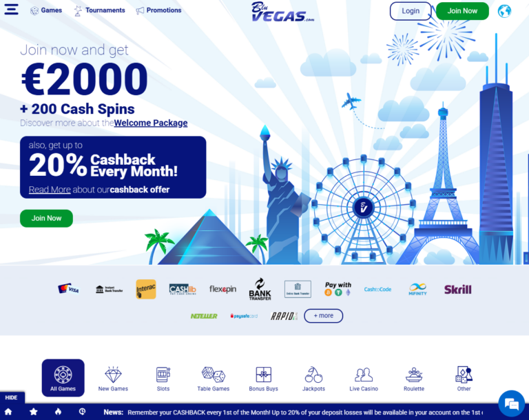 BluVegas Screenshot 1