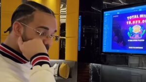 Drake shockeert met verlies van 8 miljoen dollar bij online casino