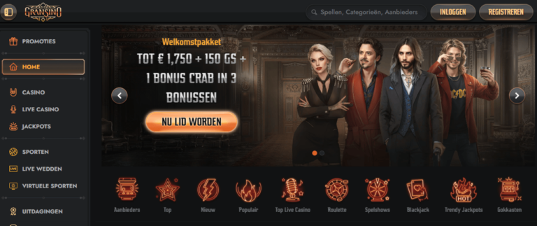 Gransino casino Screenshot 1