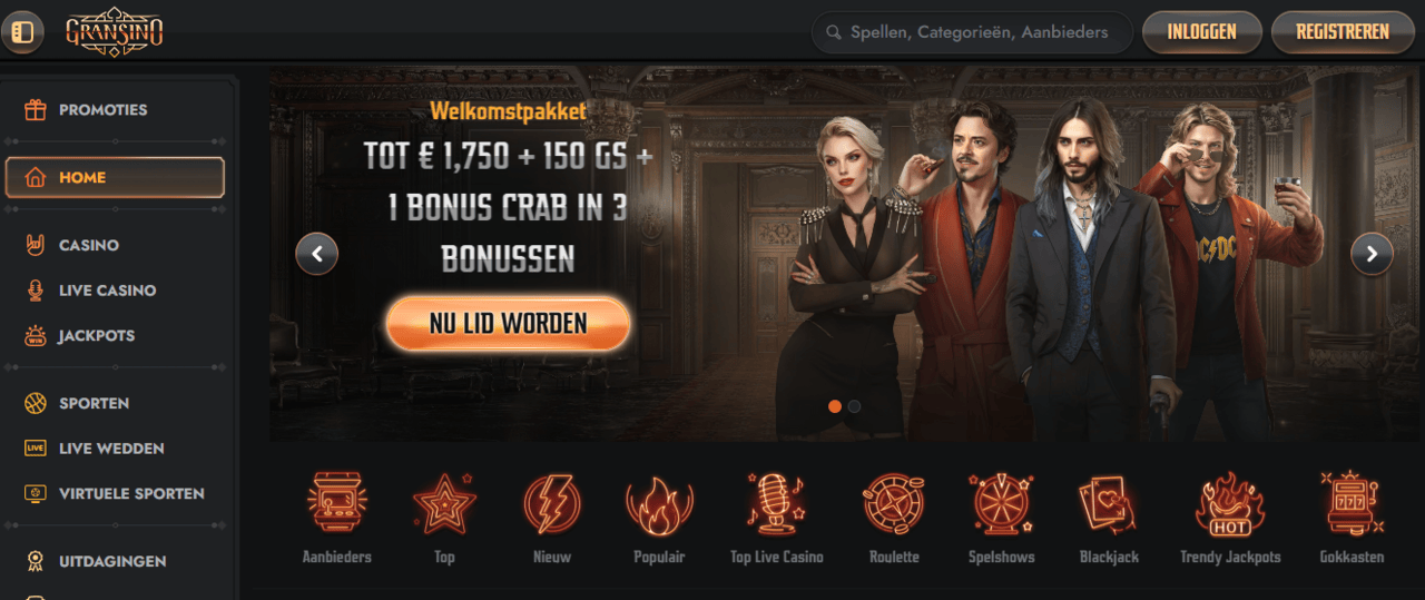 gransino casino met beste verboden casino deals