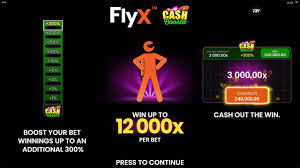 FlyX Cash Booster Gratis Spins