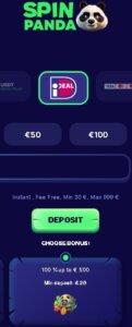 iDEAL storting SpinPanda Casino
