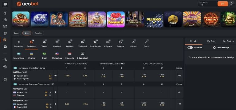 UcoBet Casino Screenshot 3