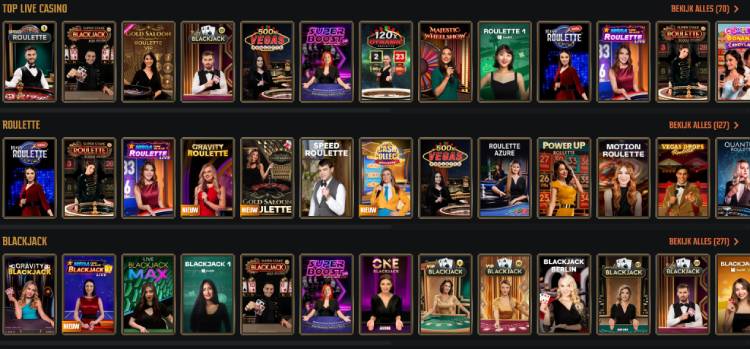 Gransino Live Casino, online casino zonder iDIN