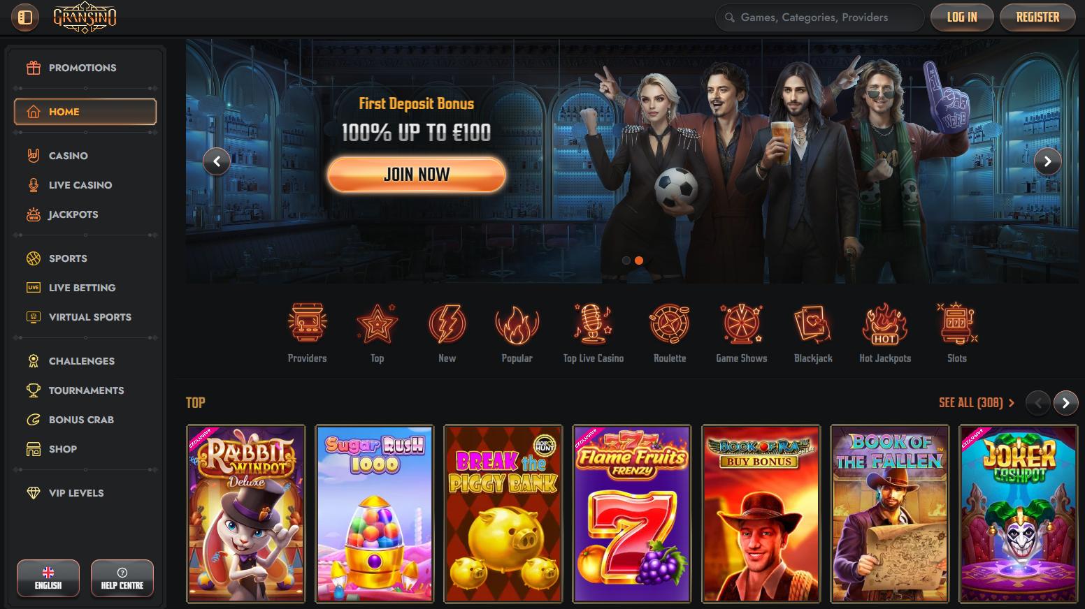 gransino Casino zonder Cruks