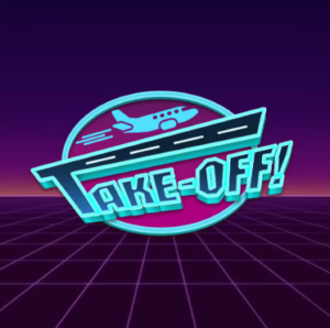 Take-Off! logo achtergrond